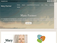 Tablet Screenshot of maryparmer.com